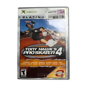 Tony Hawk's Pro‎ Skater 4 Xbox Original Platinum Hits Activision